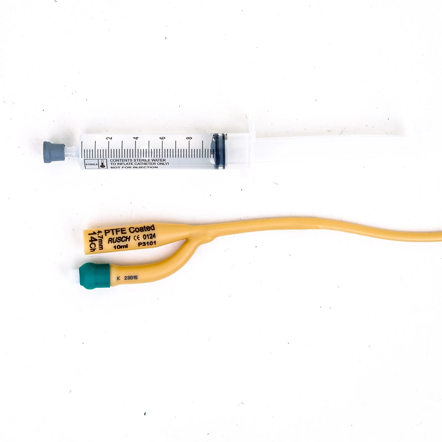 PTFE Aquaflate Urinary Male Balloon Catheter, Latex - Image 3