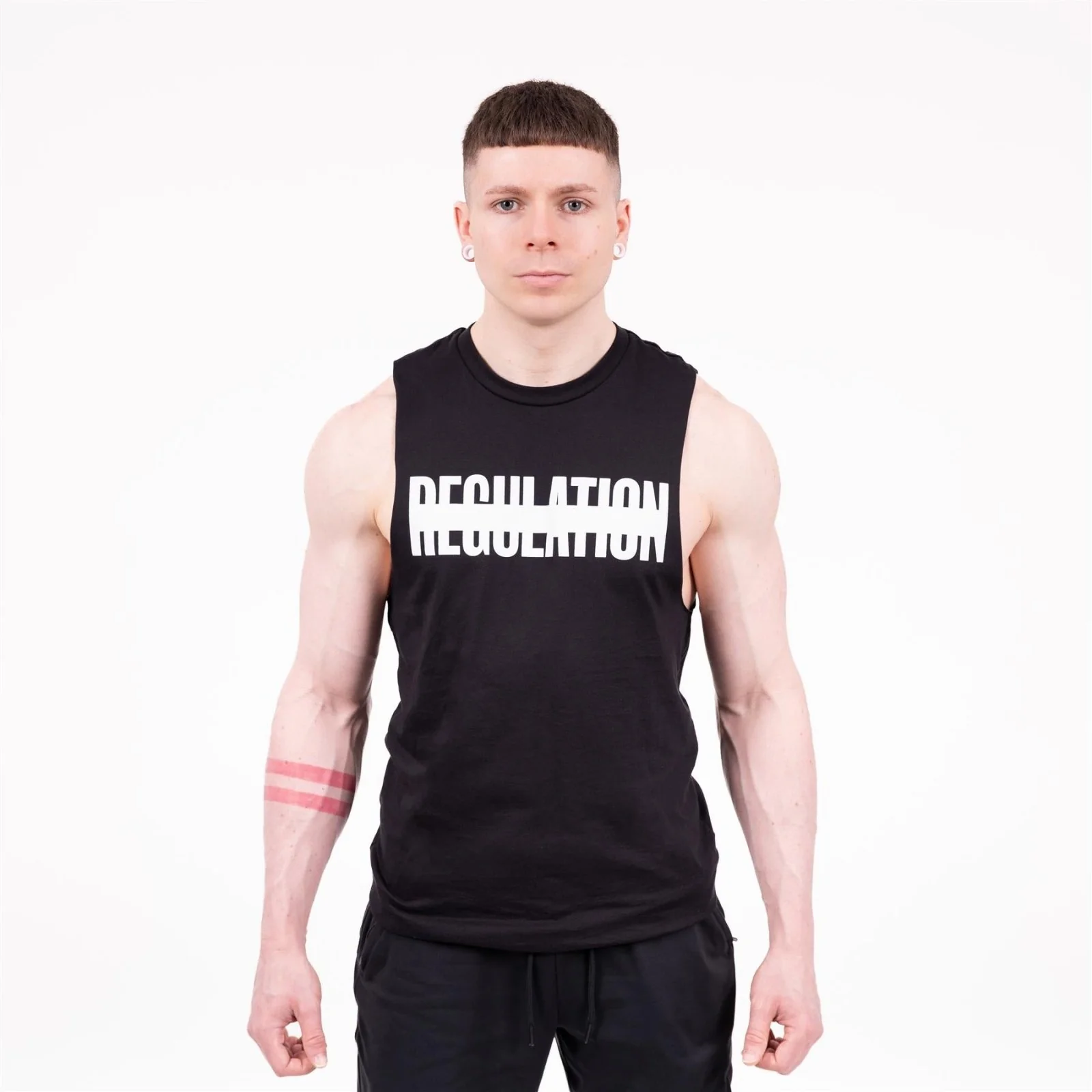 REGULATION Drop Arm Tank, Black