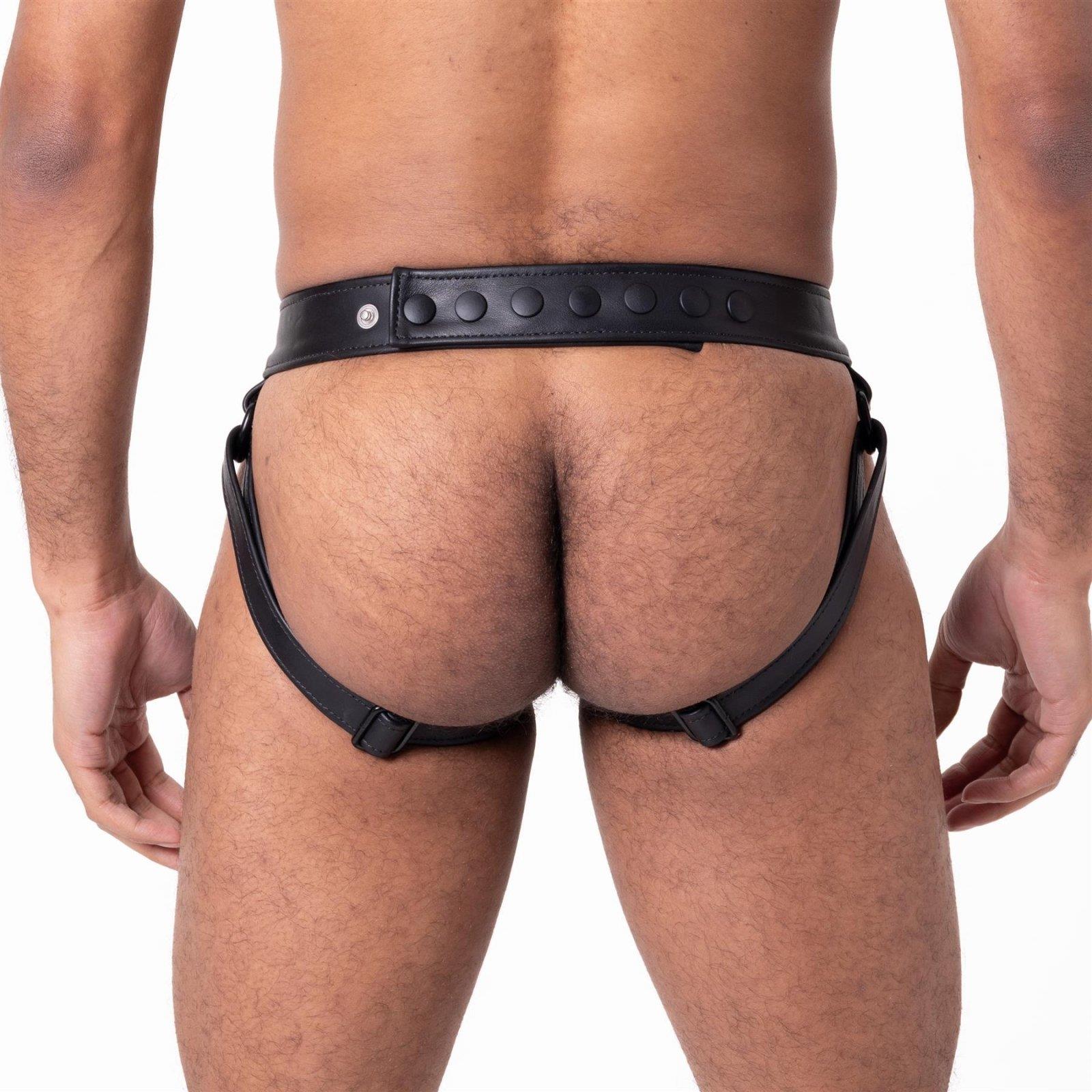 Magnum Leather Jock with Codpiece - Image 3