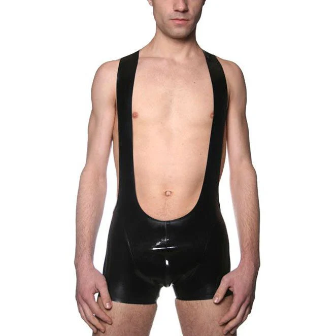 Rubber Wrestling Suit, Black