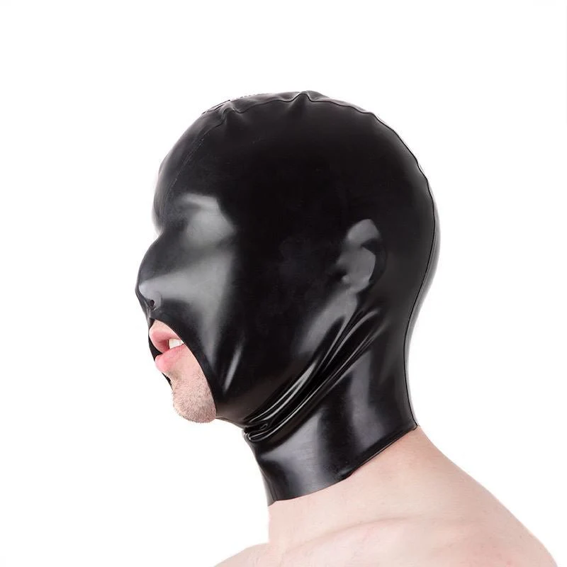 Rubber Cocksucker Hood, Open Jaw, No Eyes