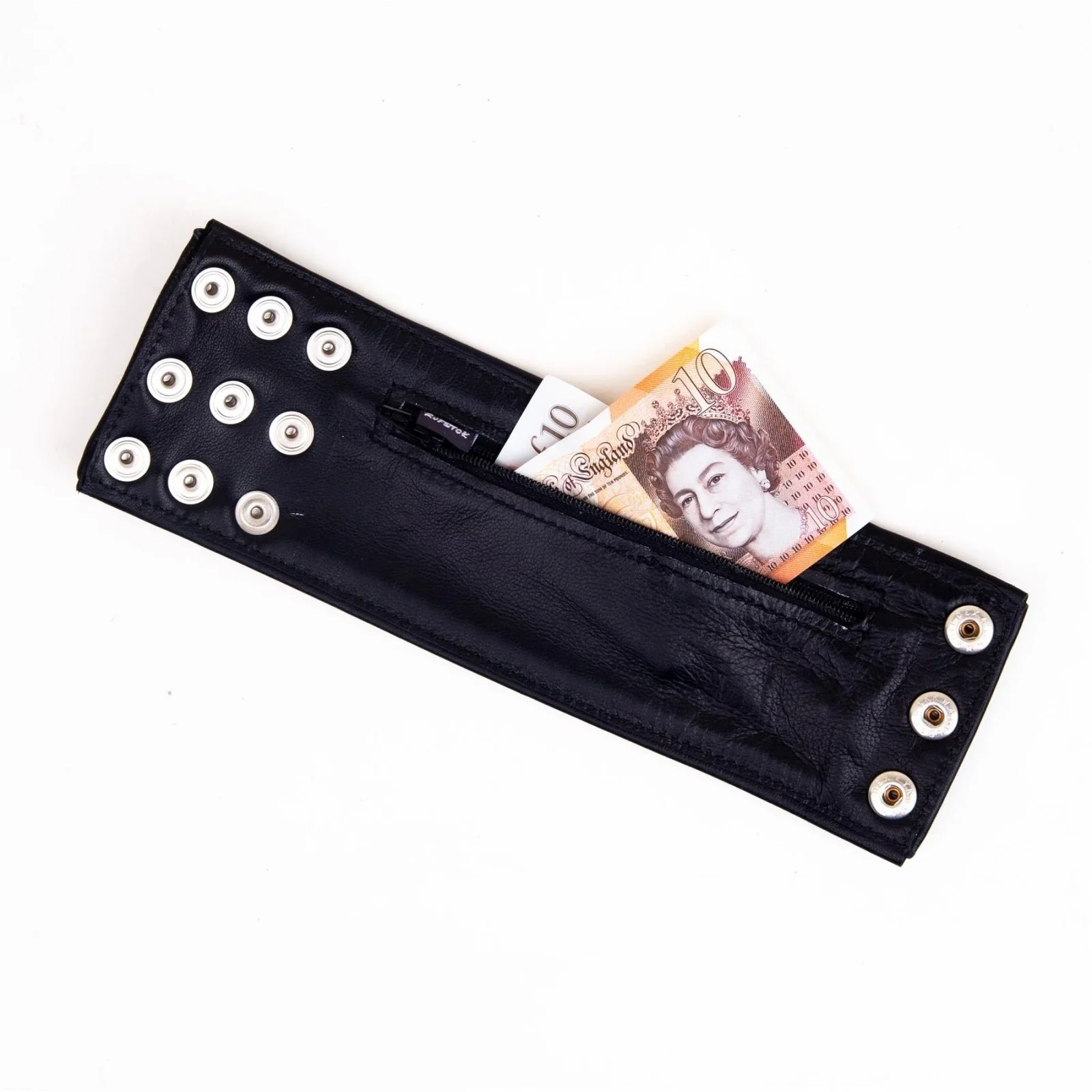 Leather Wrist Wallet - Image 2
