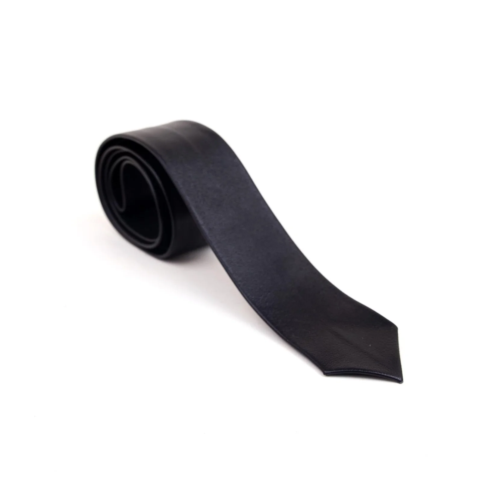 Leather Tie, Skinny Cut - Image 5