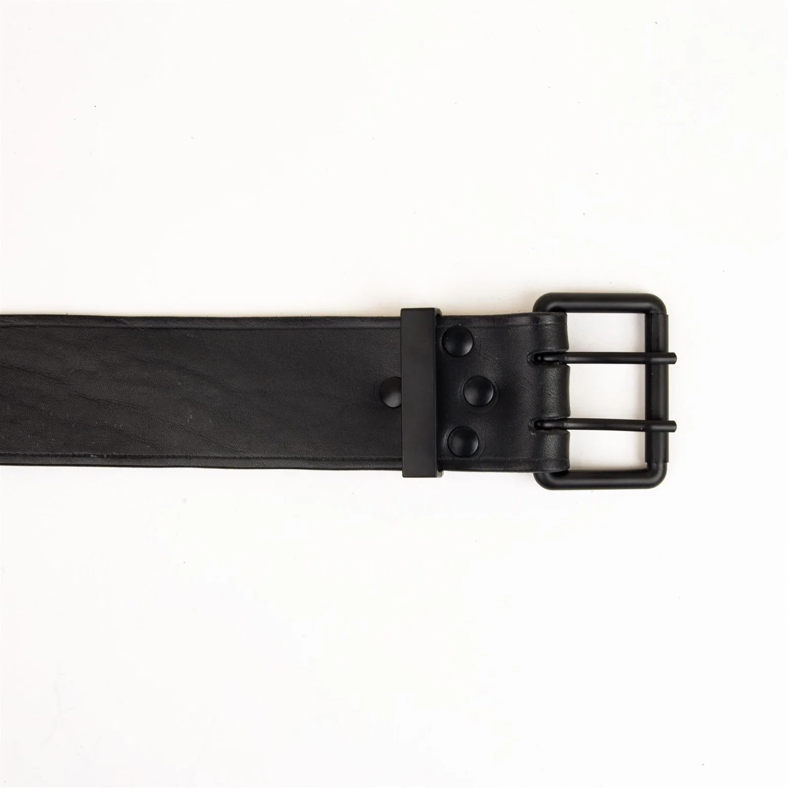 Rufstok 2" Leather Belt, Double Prong - Image 3