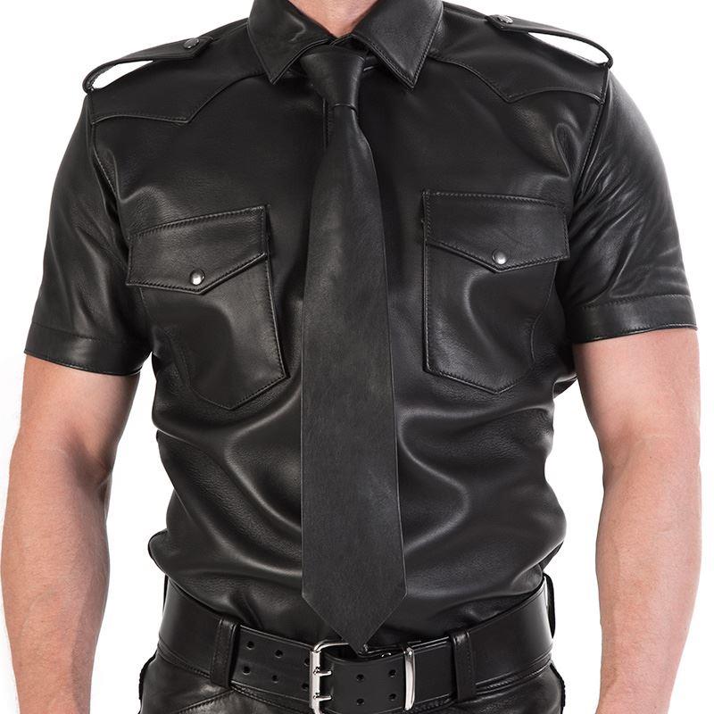 Leather Tie, Classic Cut - Image 3