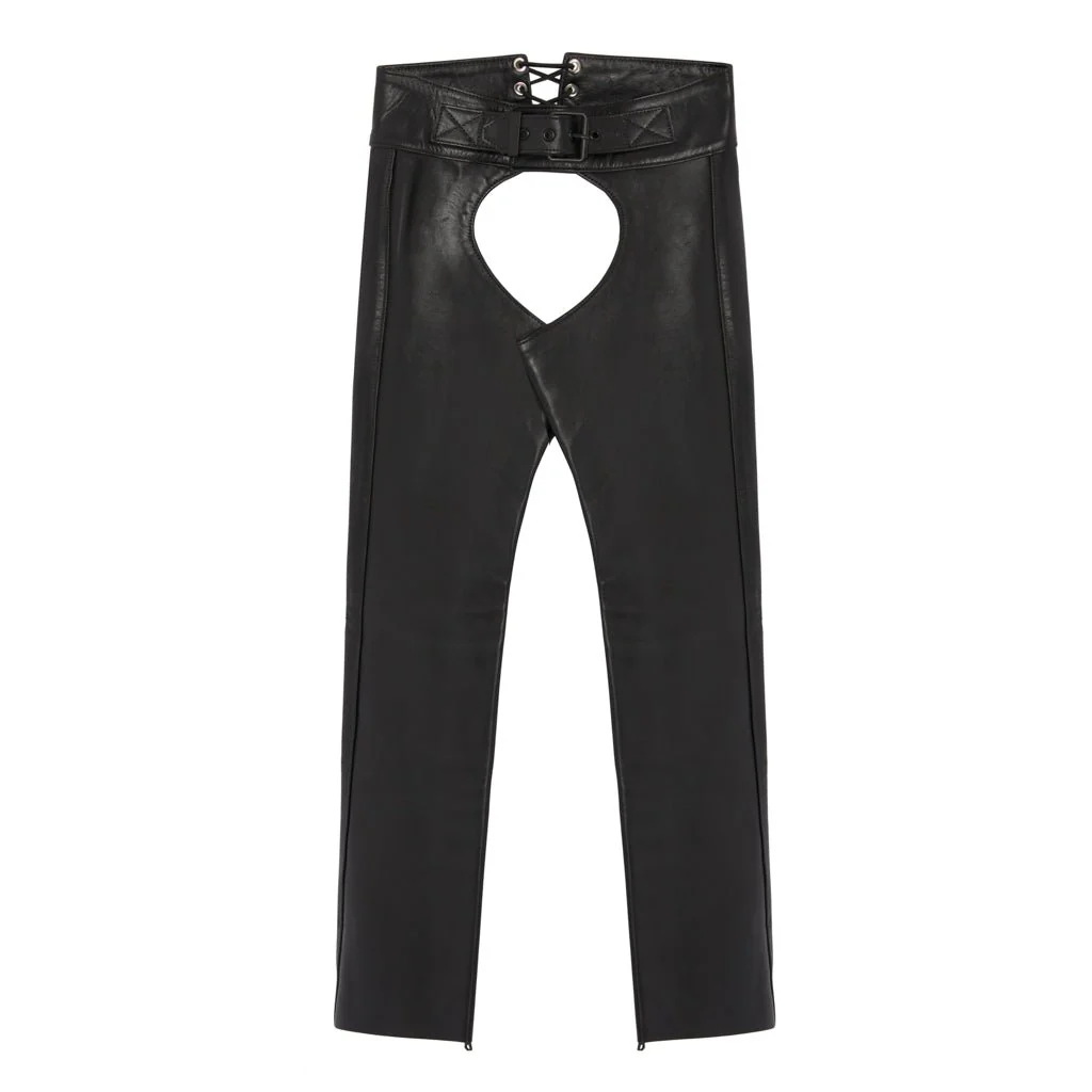Shorthorn Leather Chaps, Regular Fit // Made to Order - Image 2