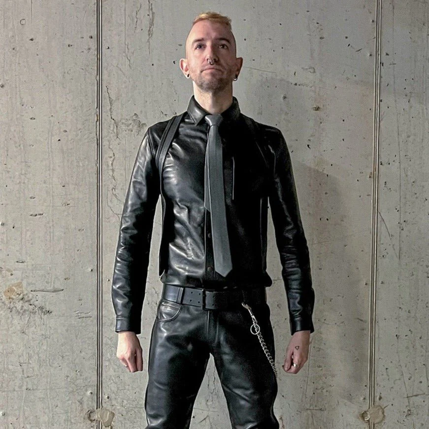 Omaha Leather Shirt // Made to order - Image 5
