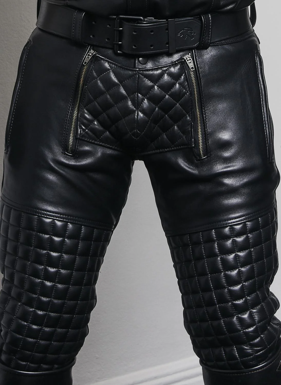 Longhorn Leather Jeans - Image 5