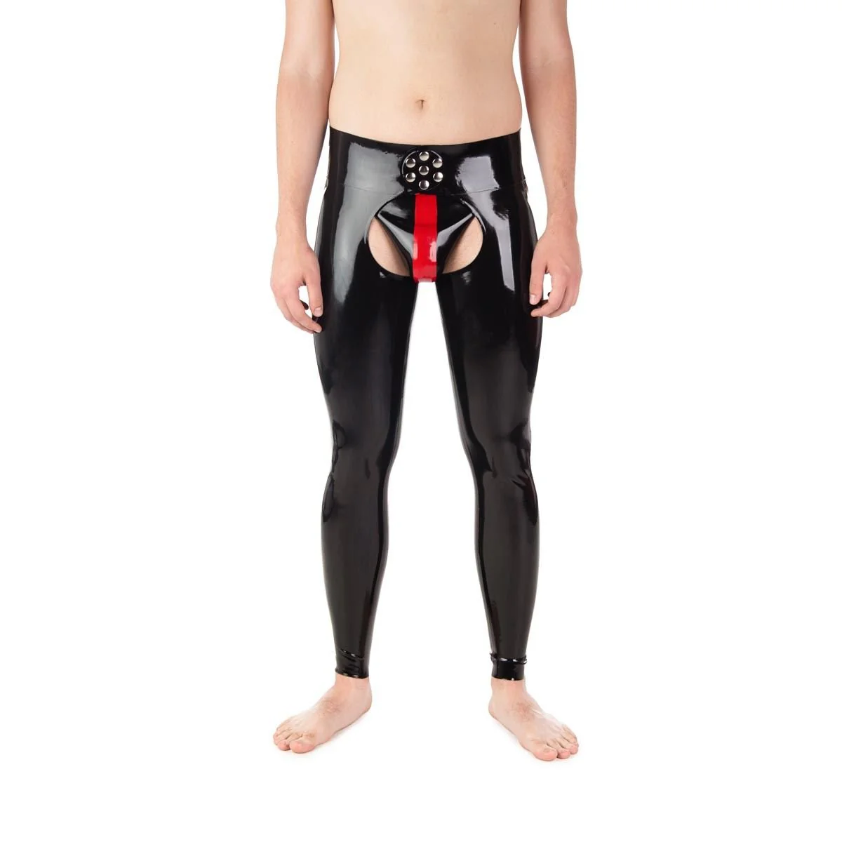 Rubber Skin Chaps, Black