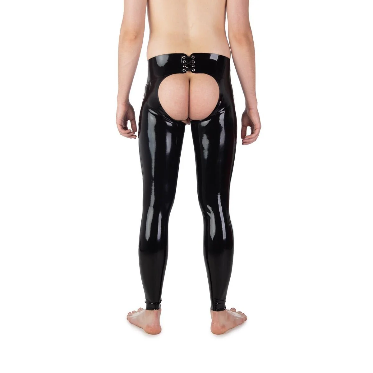 Rubber Skin Chaps, Black - Image 2