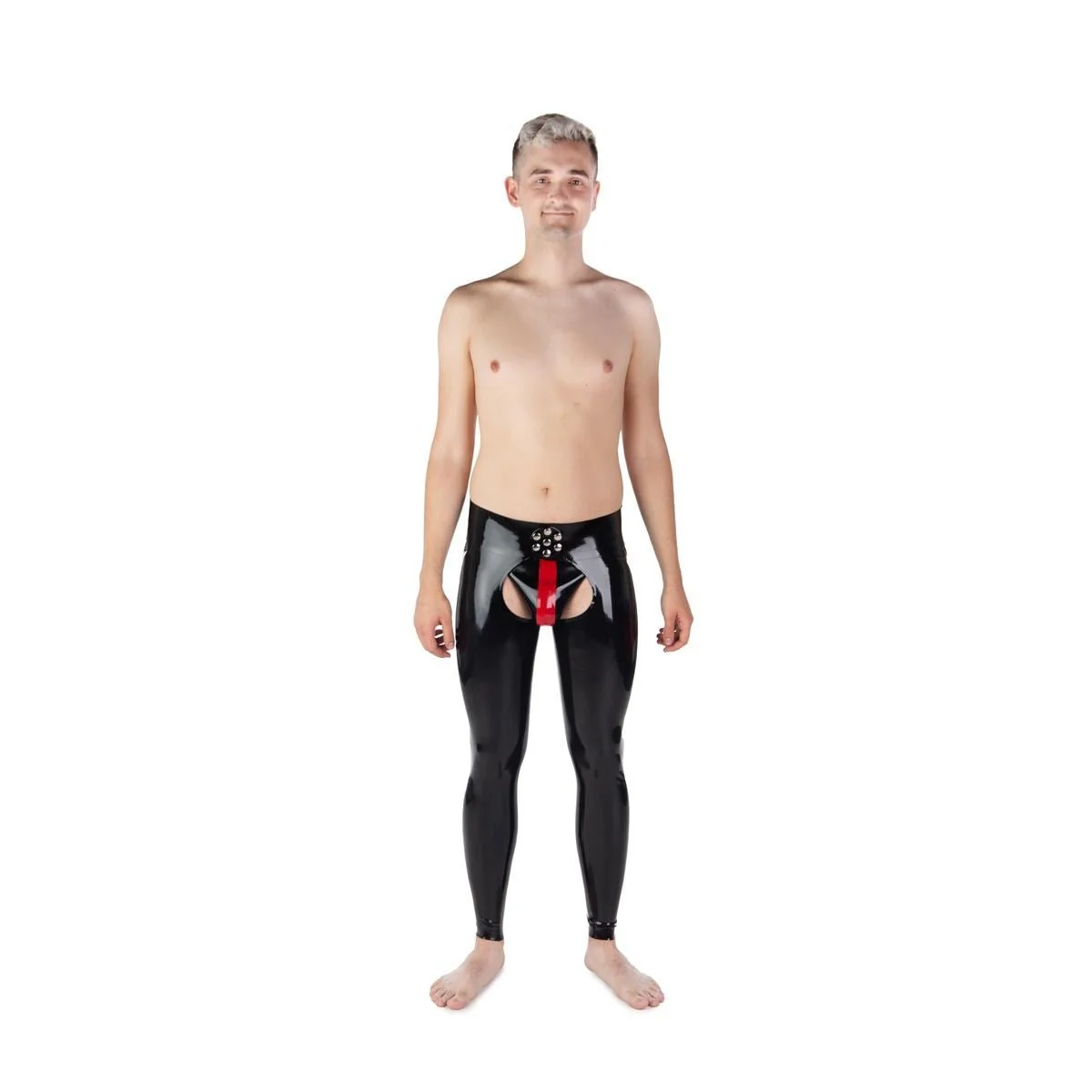 Rubber Skin Chaps, Black - Image 4