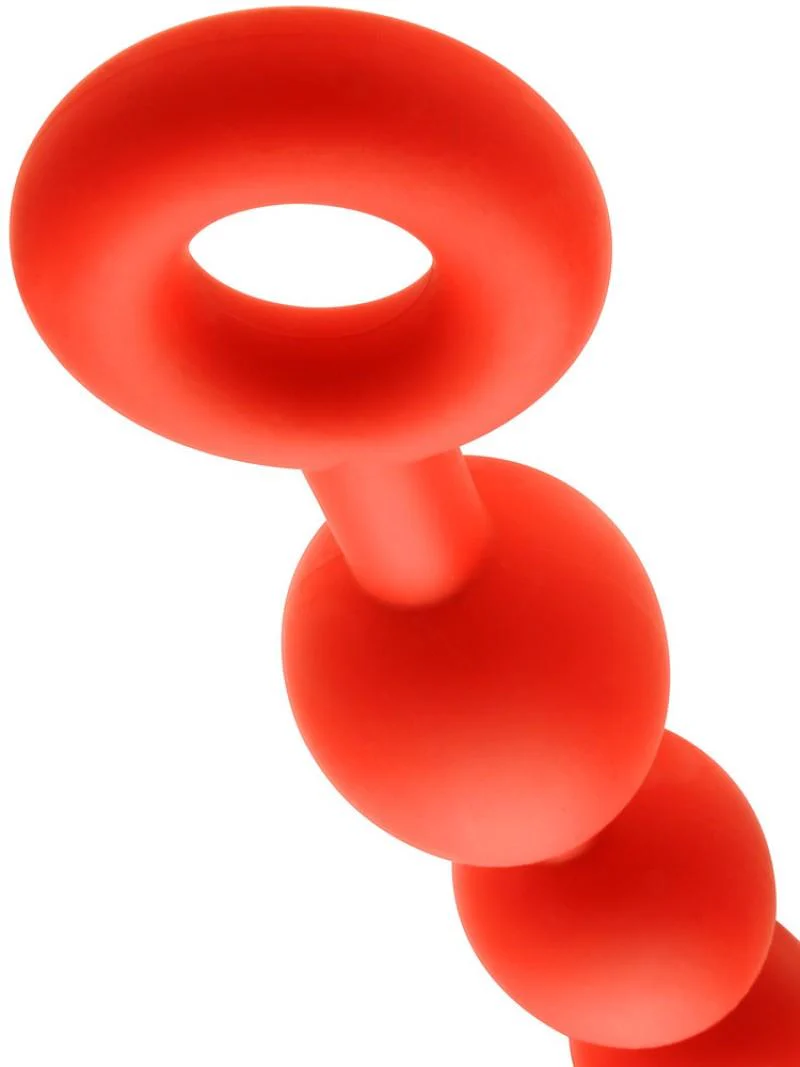 Stretch Eggs, Red Silicone Anal Eggs - Image 10