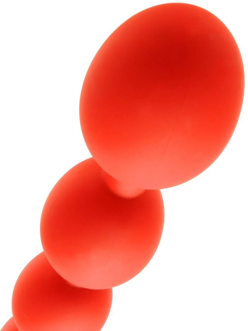 Stretch Eggs, Red Silicone Anal Eggs - Image 7