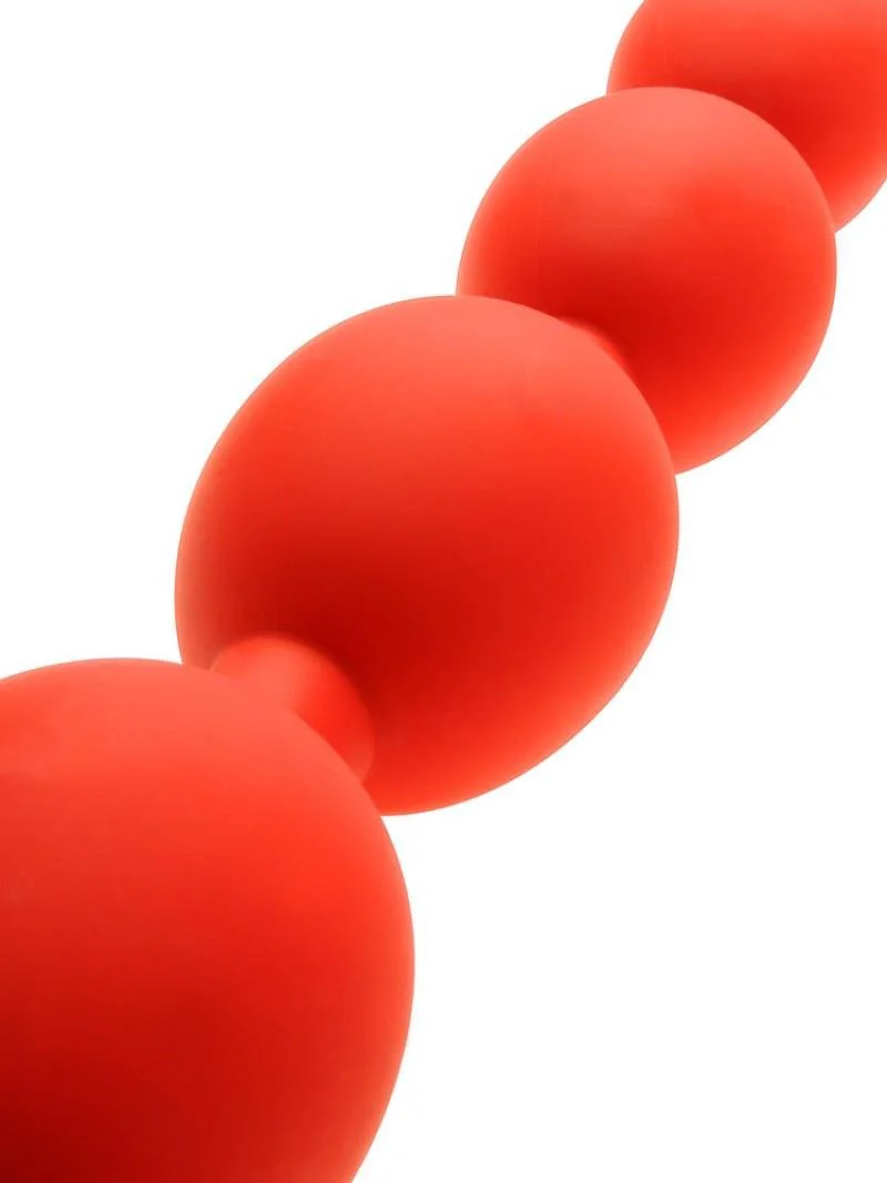 Stretch Eggs, Red Silicone Anal Eggs - Image 8