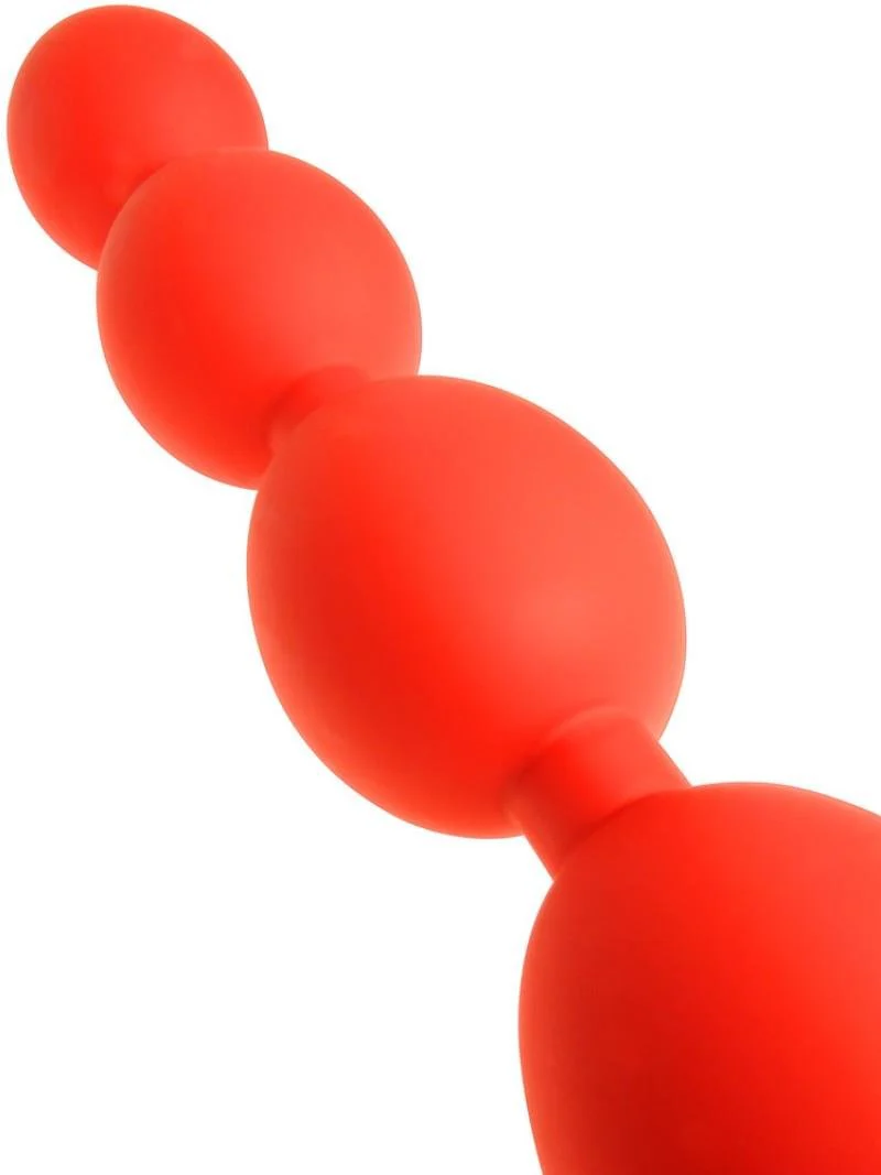 Stretch Eggs, Red Silicone Anal Eggs - Image 9