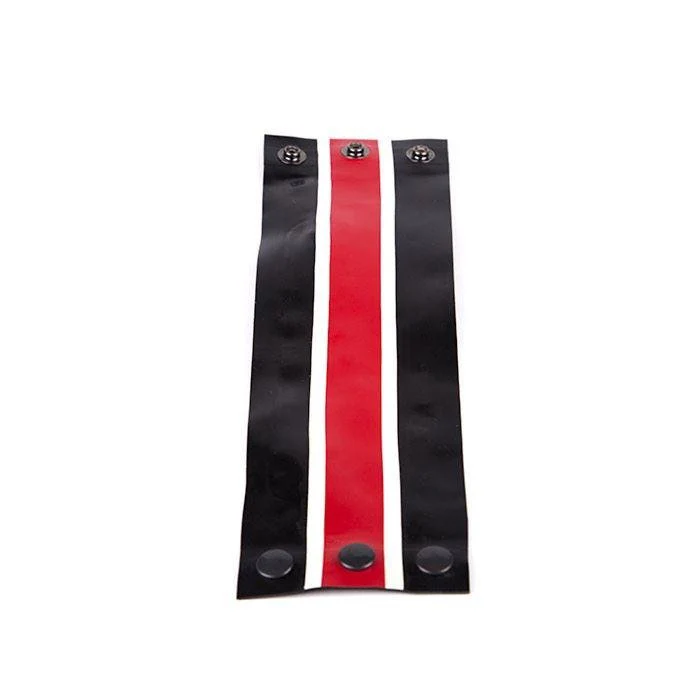 Striped Rubber Wrist Wallet - Image 3
