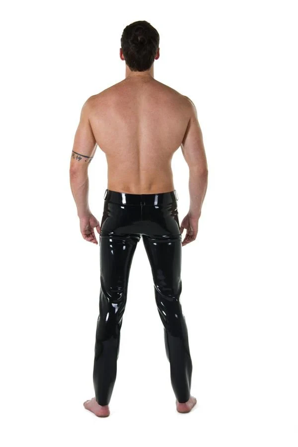 Low-Rise Rubber Jeans // Made to order - Image 4