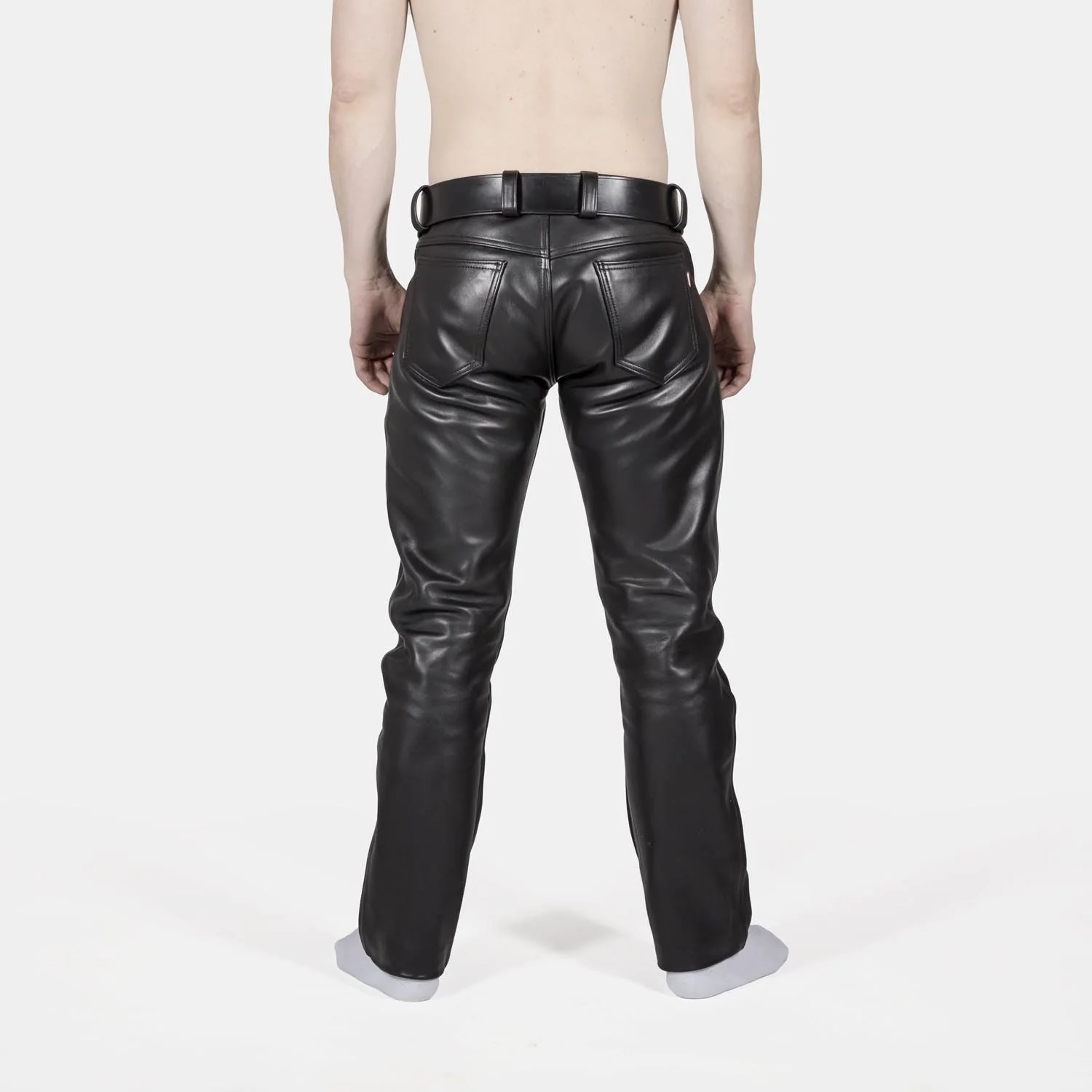 Holstein Regular Fit Leather Jeans // Made to Order - Image 4