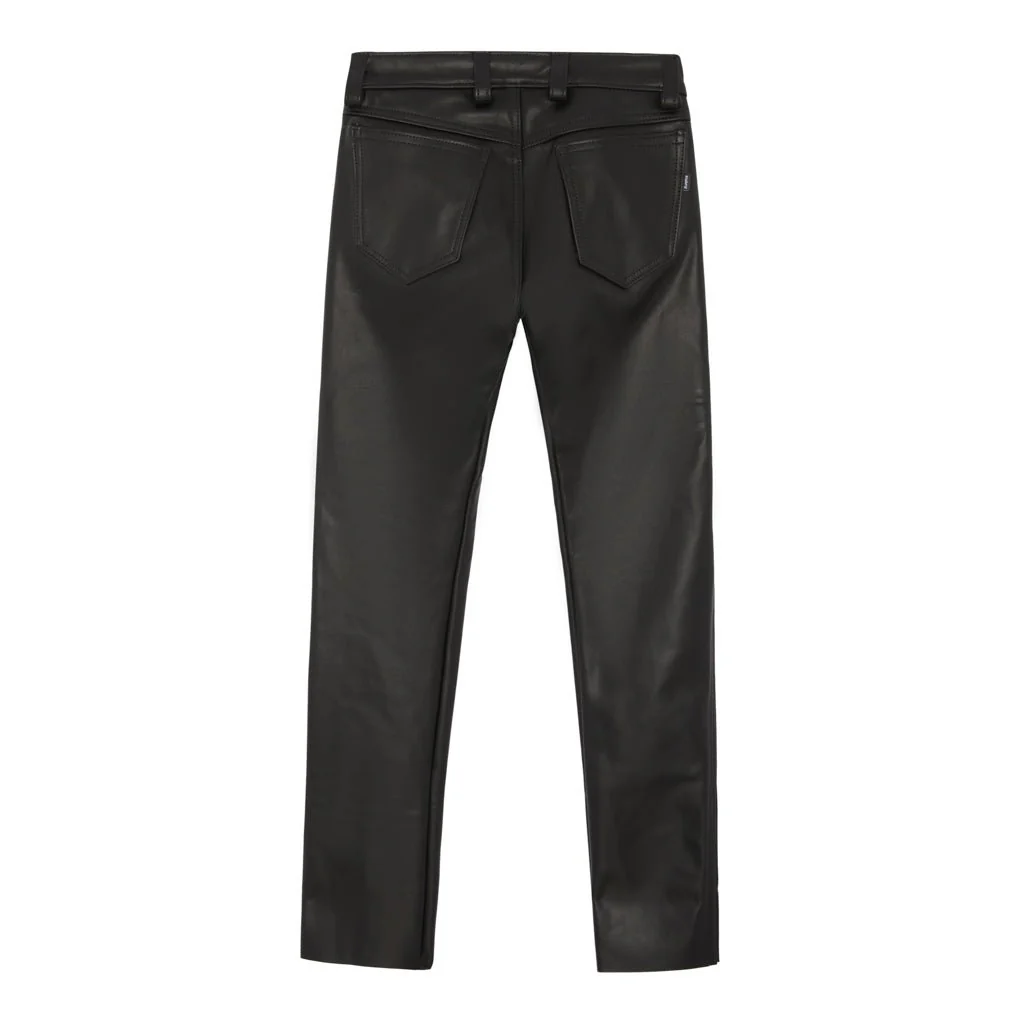Holstein Slim Fit Leather Jeans // Made to Order - Image 8